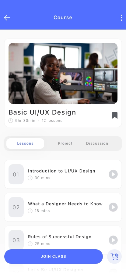 Knowledge Portal Mobile App UI Kit - Screenshot 2