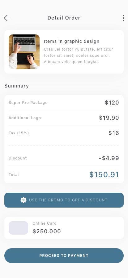 Freelance Mobile App UI Kit - Screenshot 4