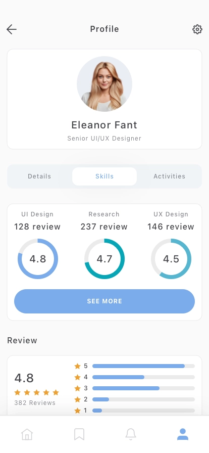 Work Finder Mobile App UI Kit - Screenshot 4