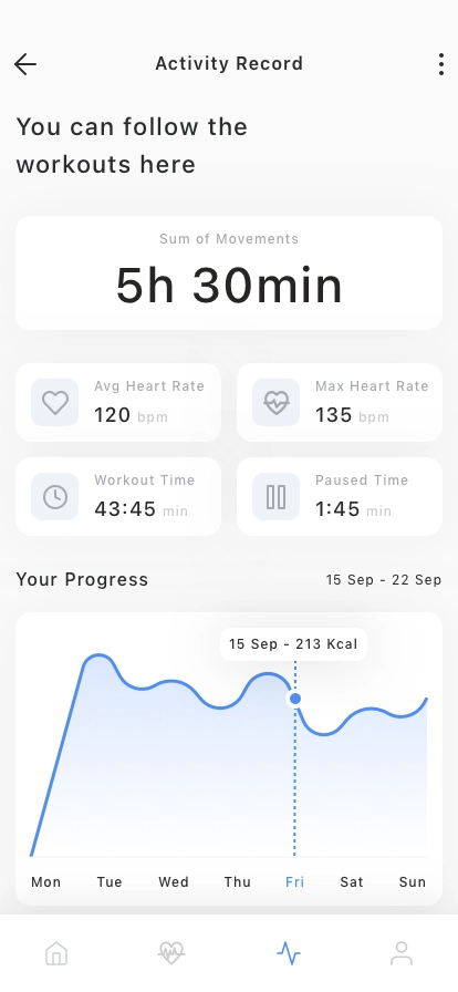 Fitness & Workout Mobile App UI Kit - Screenshot 4