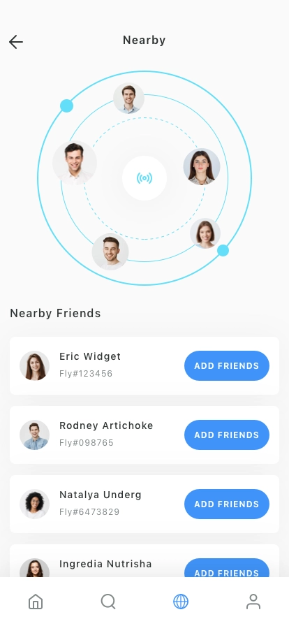 File Transfer Mobile App UI Kit - Screenshot 3