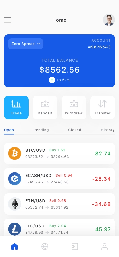 Crypto Wallet Mobile App UI Kit - Screenshot 1