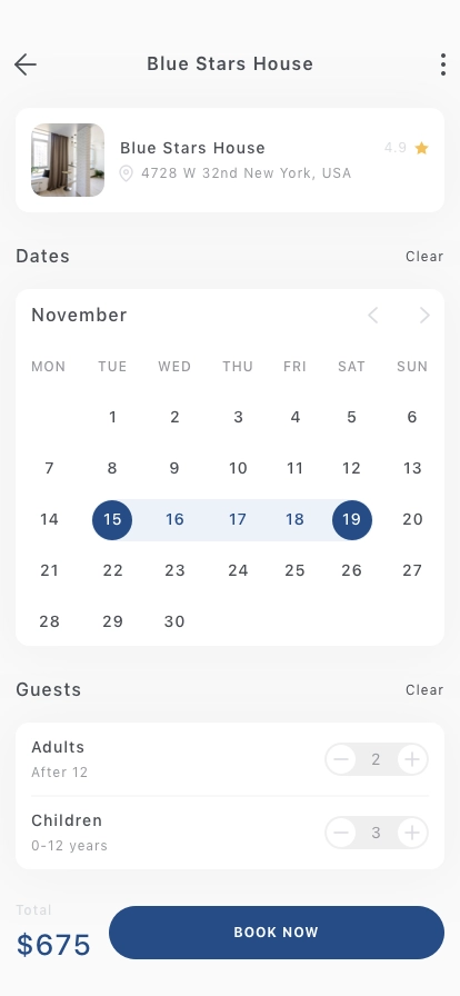 Property Renting Mobile App UI Kit - Screenshot 5