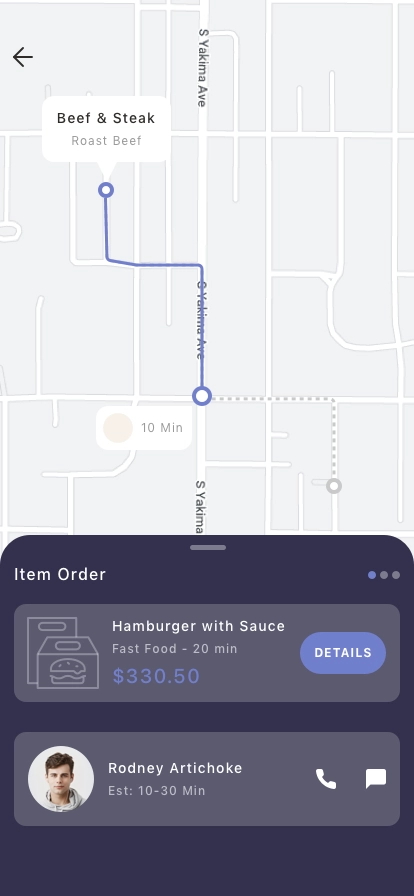 Delivery Tracking Mobile App UI Kit - Screenshot 5