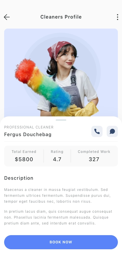 Home Service Mobile App UI Kit - Screenshot 2
