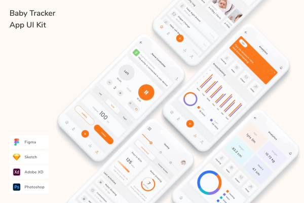 Baby Tracker App UI Kit