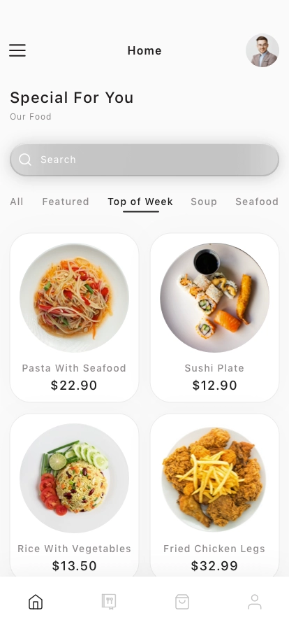 Food Ordering Mobile App UI Kit - Screenshot 3
