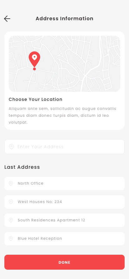 Food Service Delivery App UI Kit - Screenshot 5