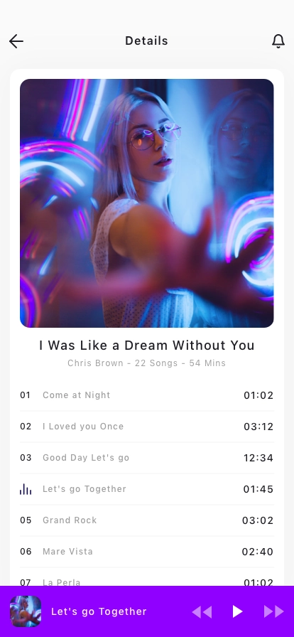 Music Player Mobile App UI Kit - Screenshot 5