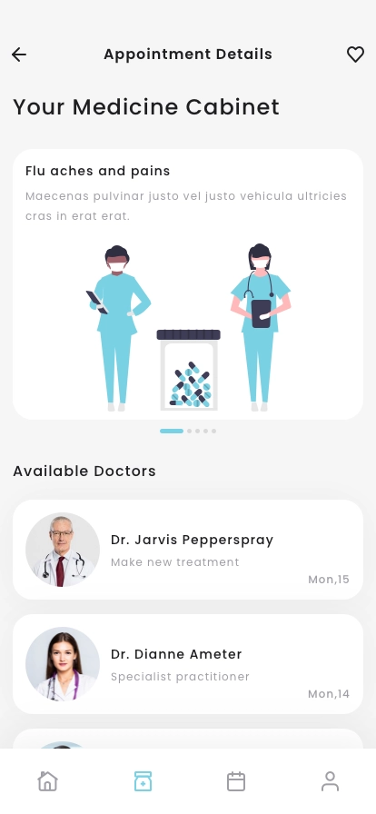 Medicine Reminder Mobile App UI Kit - Screenshot 3