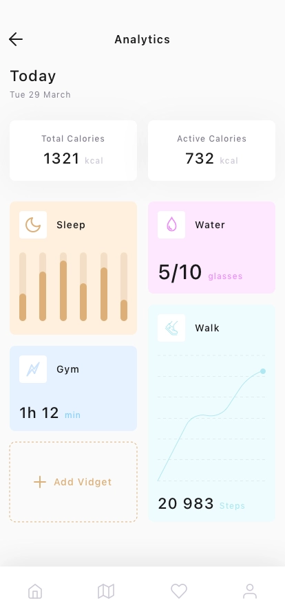 Yoga & Workout Mobile App UI Kit - Screenshot 4