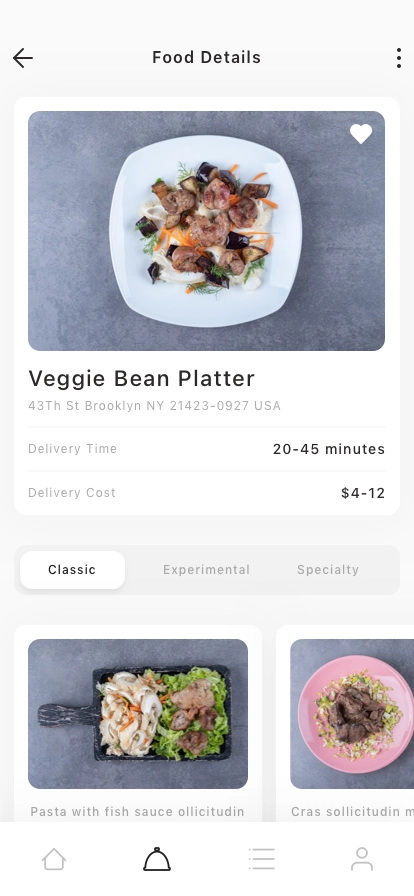 Food Delivery Mobile App UI Kit - Screenshot 3