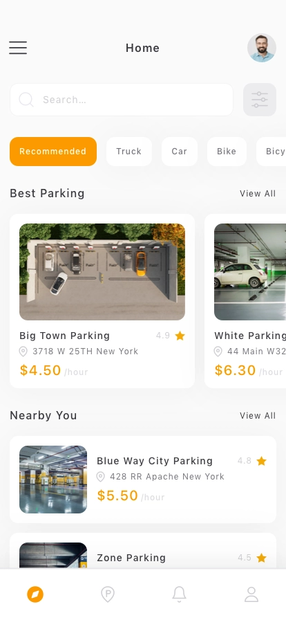 Garage Finder Mobile App UI Kit - Screenshot 1