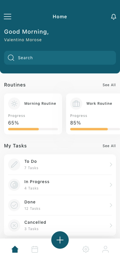 Productivity & Pomodoro Mobile App UI Kit - Screenshot 3