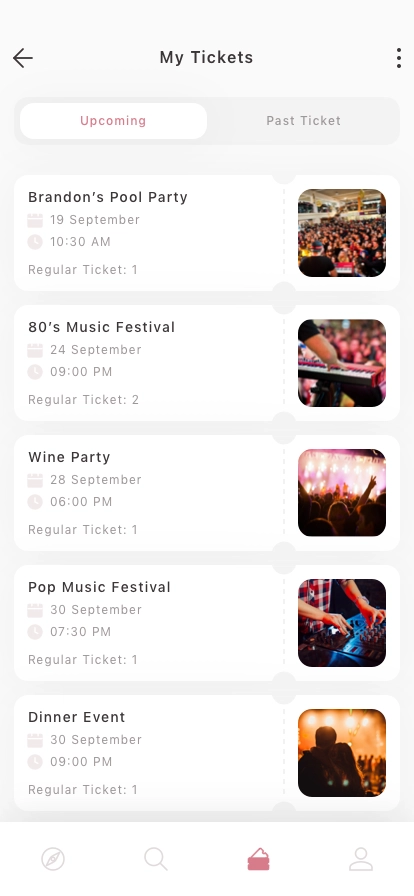 Event Booking Mobile App UI Kit - Screenshot 5
