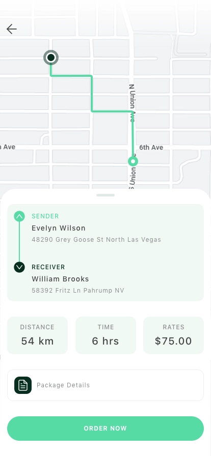 Logistic Mobile App UI Kit - Screenshot 3