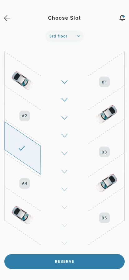 Find Parking Space Mobile App UI Kit - Screenshot 3
