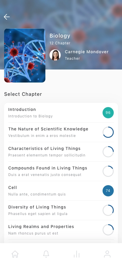 Student Course Mobile App UI Kit - Screenshot 5