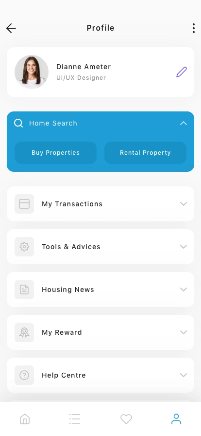 Rent Property Mobile App UI Kit - Screenshot 5