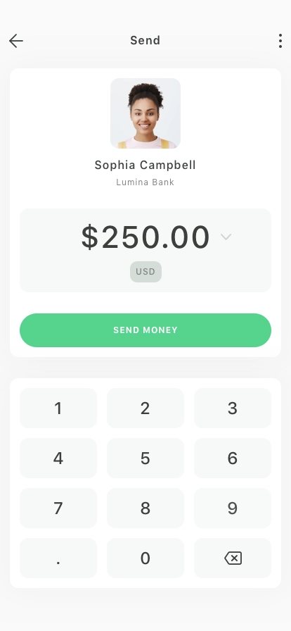 Money Send Mobile App UI Kit - Screenshot 5