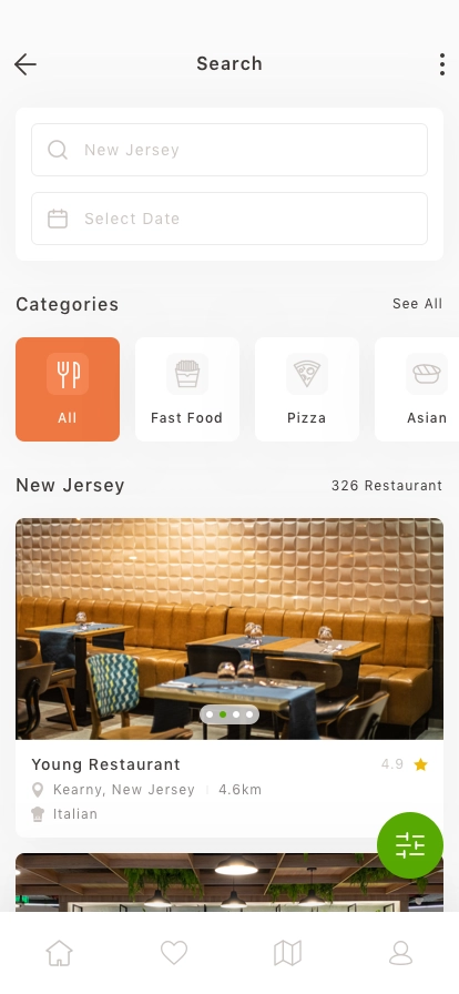 Restaurant Finder App UI Kit - Screenshot 4