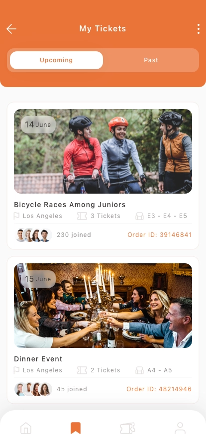 Event Ticketing Mobile App UI Kit - Screenshot 3