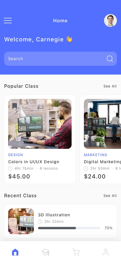 Knowledge Portal Mobile App UI Kit - Screenshot 3