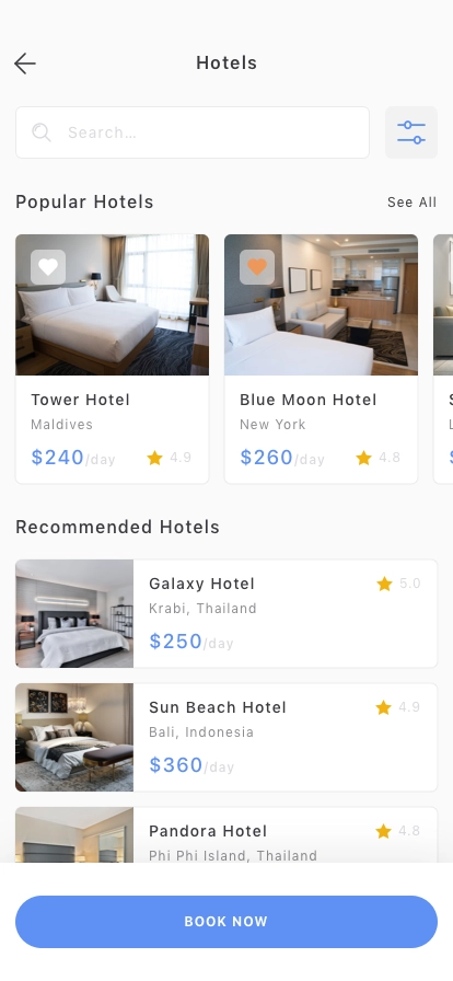 Tour & Travel Mobile App UI Kit - Screenshot 3