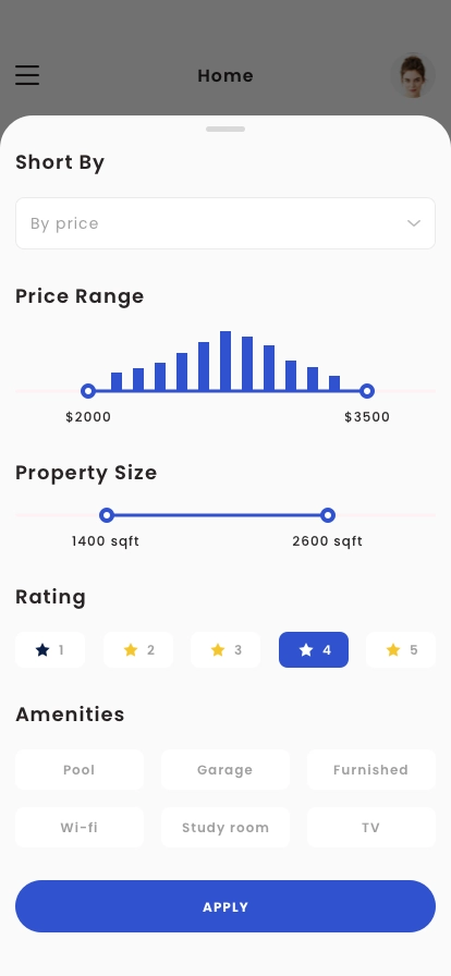 Real Estate & Rental Home Mobile App UI Kit - Screenshot 5