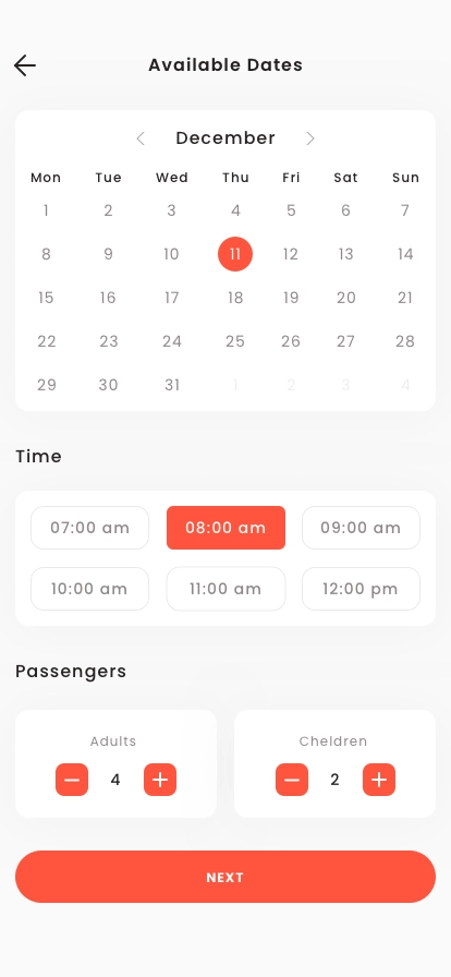 Trip & Travel App UI Kit - Screenshot 4