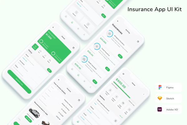 Insurance App UI Kit