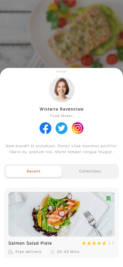 Food Ordering Mobile App UI Kit - Screenshot 5