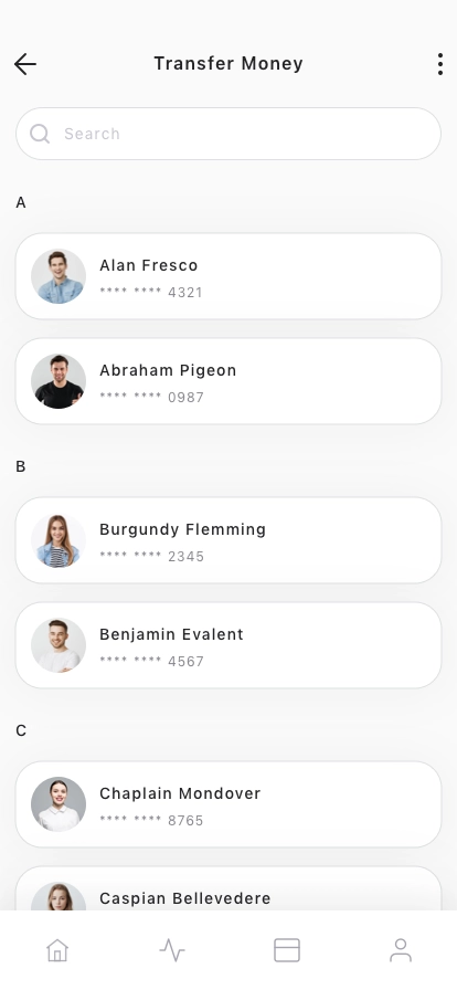 AI Money Transfer Mobile App UI Kit - Screenshot 5