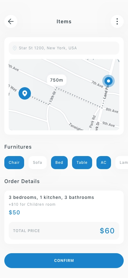 Cleaning Service Mobile App UI Kit - Screenshot 5