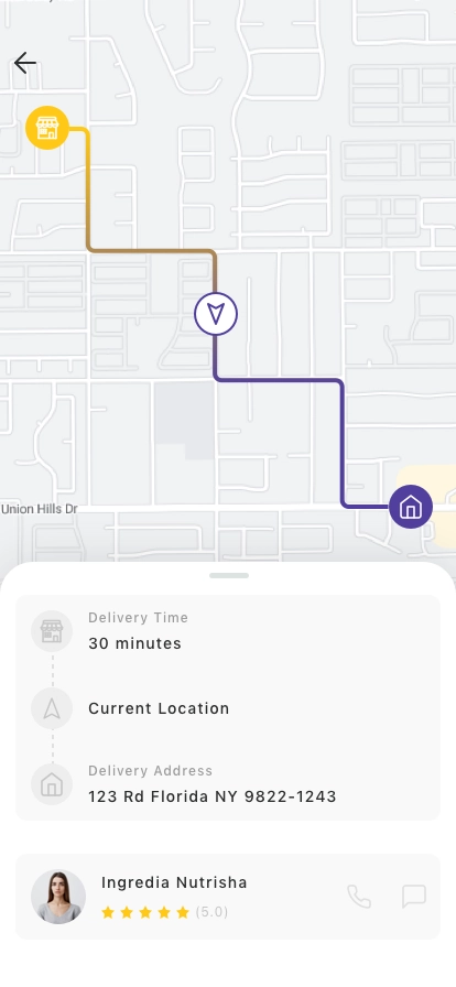 Food Delivery Mobile App UI Kit - Screenshot 4