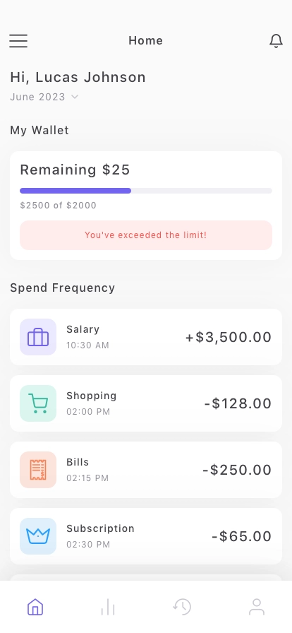 Finance Mobile App UI Kit - Screenshot 2