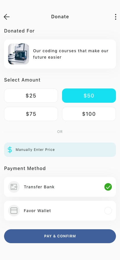 Crowder Charity Mobile App UI Kit - Screenshot 4
