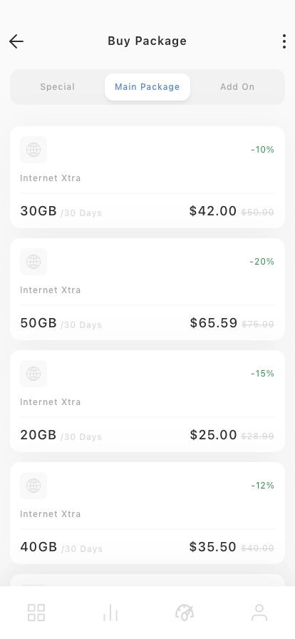 Internet Provider Mobile App UI Kit - Screenshot 3