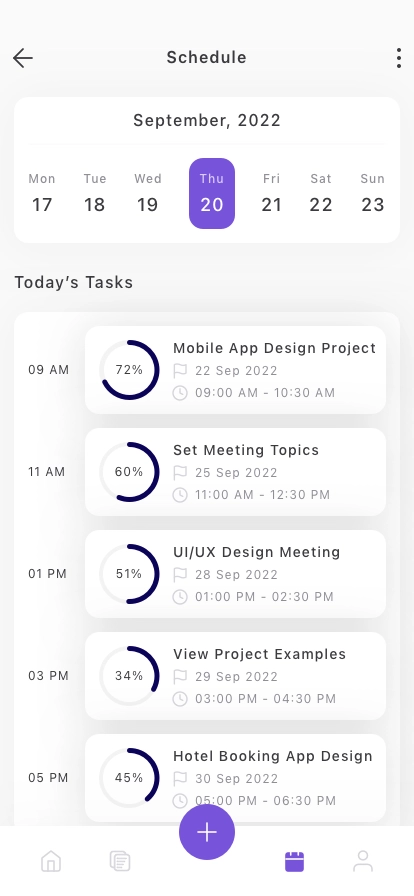 Task Management Mobile App UI Kit - Screenshot 2