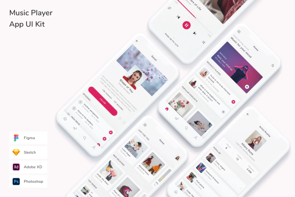 Music Player App UI Kit