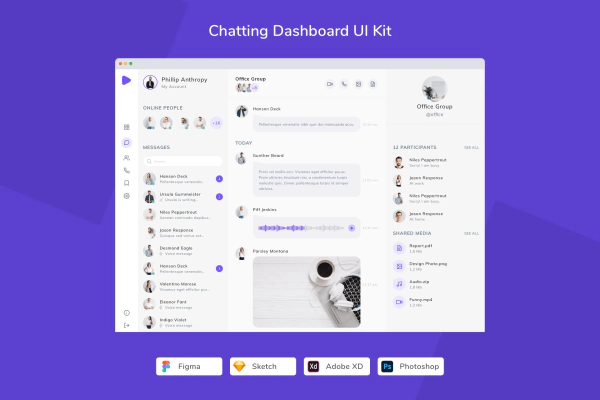 Chatting Dashboard UI Kit