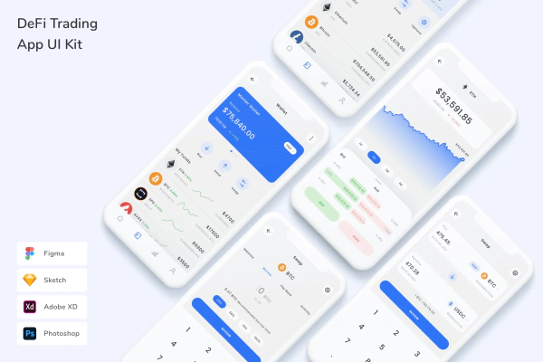 DeFi Trading App UI Kit