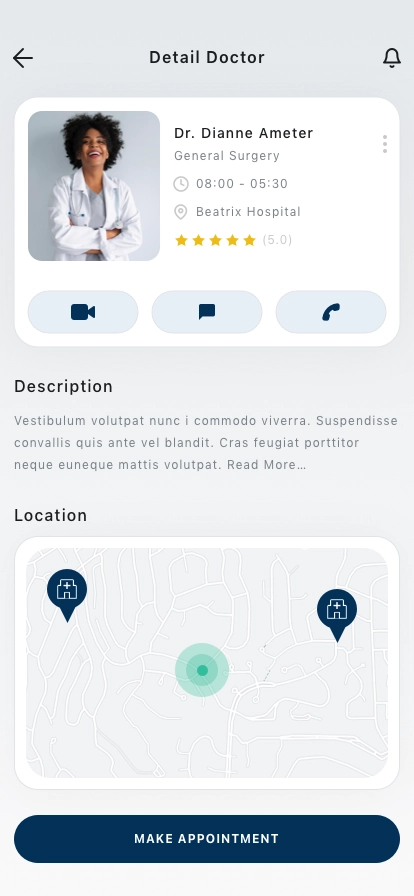 Healthcare Mobile App UI Kit - Screenshot 3