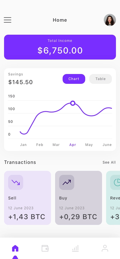 Investment Mobile App UI Kit - Screenshot 2