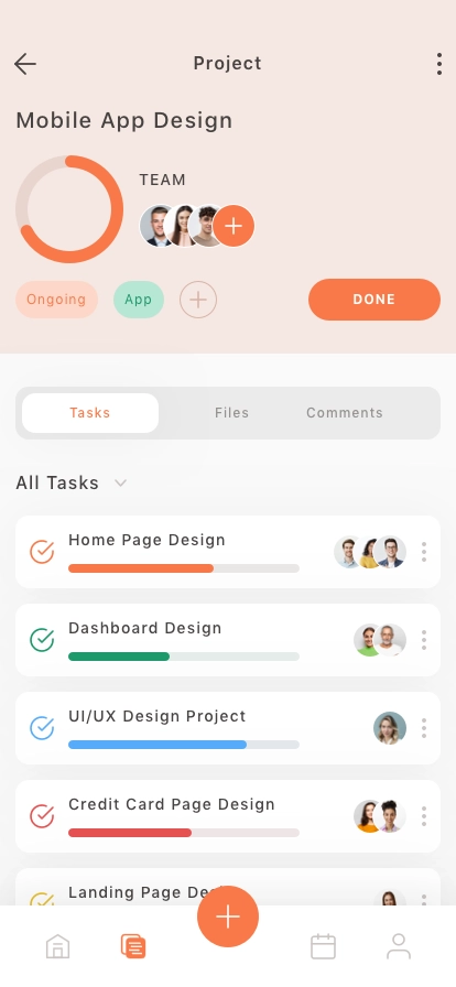 Task Management Mobile App UI Kit - Screenshot 2