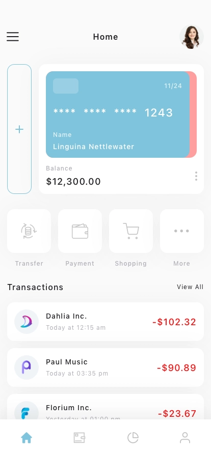 Digital Banking Mobile App UI Kit - Screenshot 1