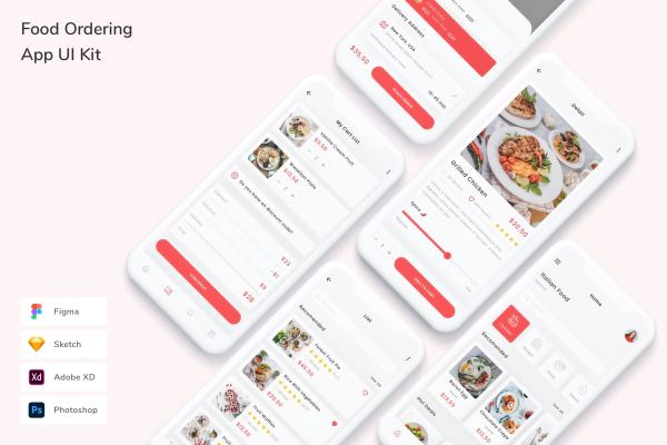 Food Ordering App UI Kit