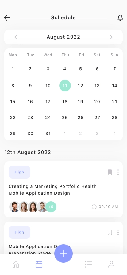 Task Manager Mobile App UI Kit - Screenshot 2