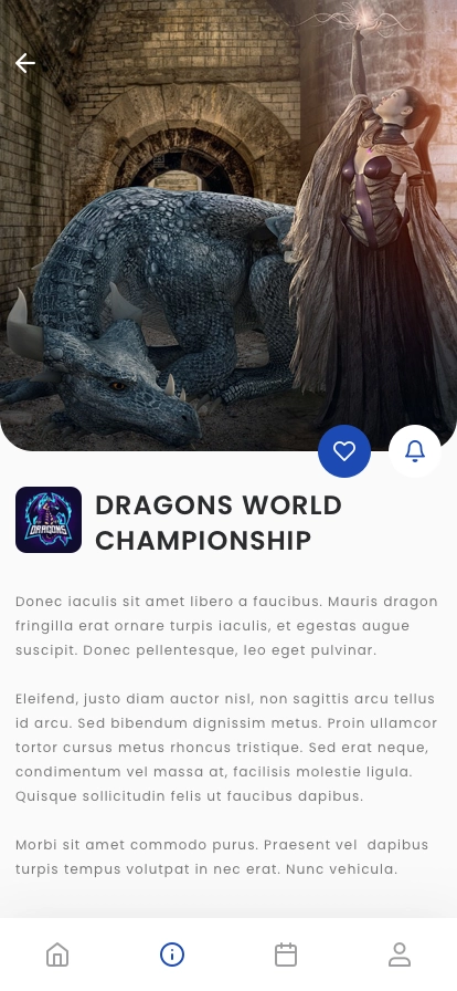 Esports Team Score News App UI Kit - Screenshot 2