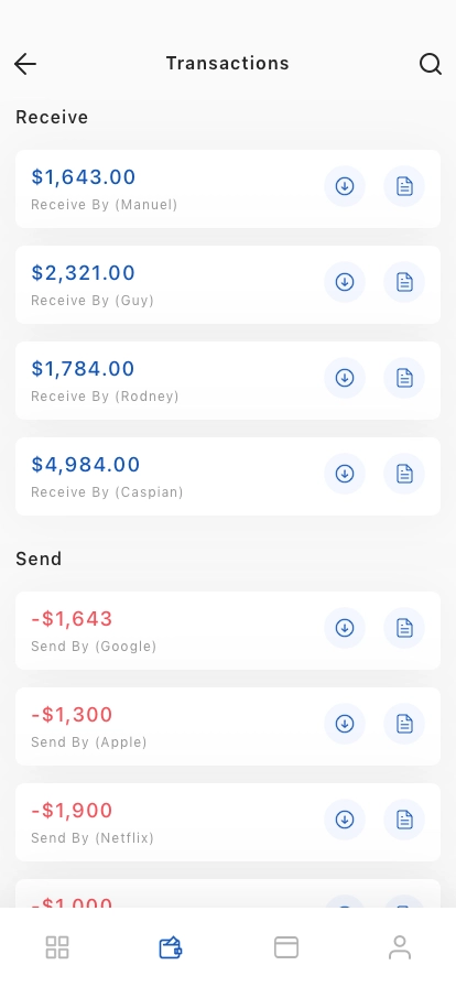 Finance & Wallet App UI Kit - Screenshot 3